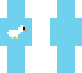 duck in blue