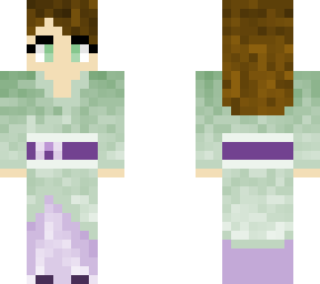 green kimono