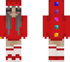 just a simple christmas dino girl
