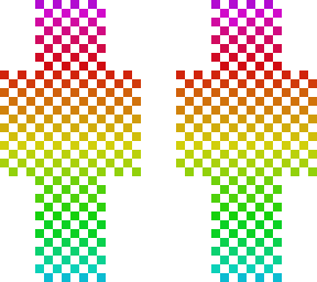 rainbow checker