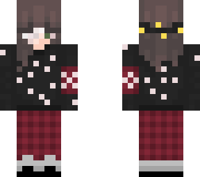 snowy candy cane