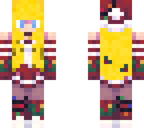 xmas girl with blond hair