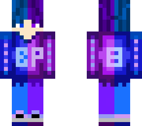 bp blue purple boy