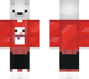 christmas polar bear