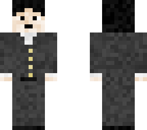 flintlock in dark grey suit