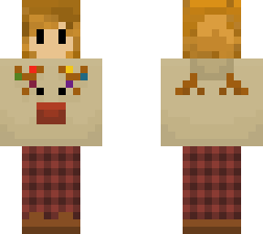 girl in reindeer hoodie