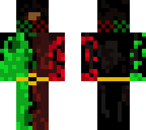green and red (christmas blue and red)