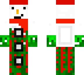 green snowman
