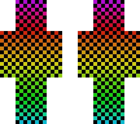 rainbow checker dark mode