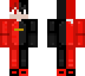 red and black suit dude