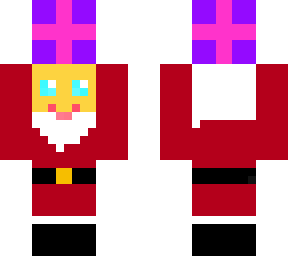santa carrying present