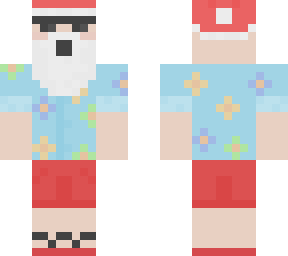 santa in the summer