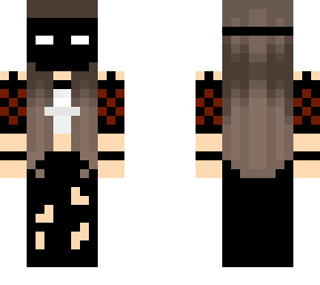 The girl behind the secret mask | Minecraft Skin