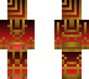 ~red & gold ~ geometric ~