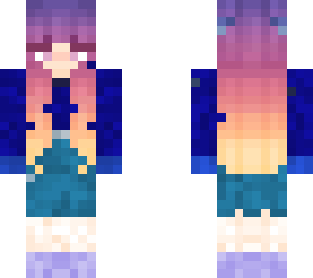 blue girl