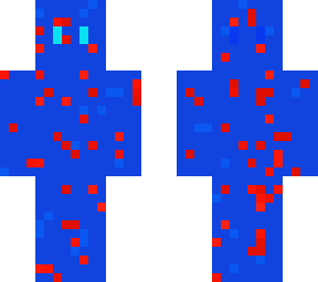 gestoord iemand (blau-rood)