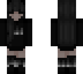 girl in all black outfit