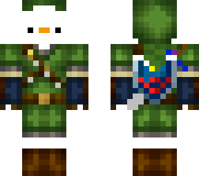 link the duck (in white)
