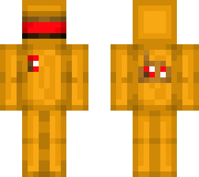 old gold robot