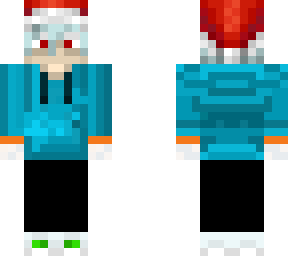 skin con gorro de navidad :v