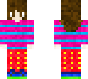 striped girl