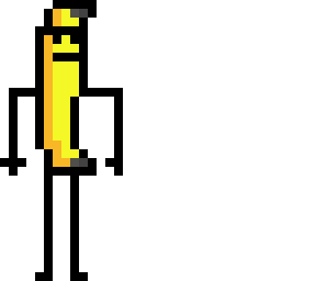 banana with glasses