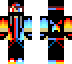 fire ice hoody boy