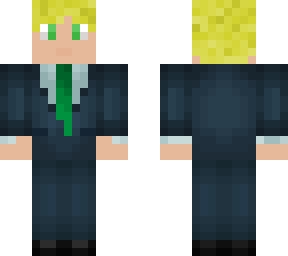 goldtrigger in a suit