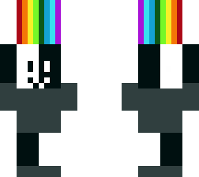 happy colorless boy