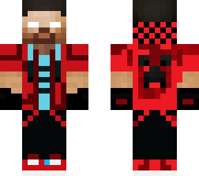 HEROBRINE IN RED JACKET | Minecraft Skin
