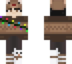 im a deer uwu but with christmas lights :d