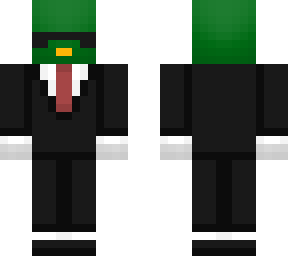mallard duck in a suit