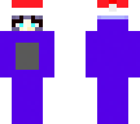 my skin with a santa hat but better