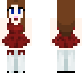 red dress