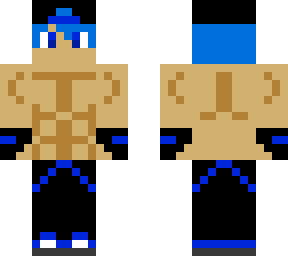 workout boy blue hat on