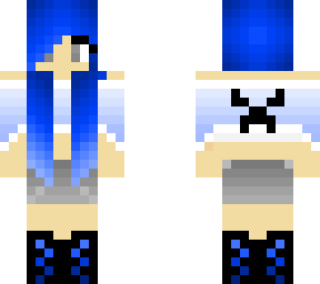 -----blue dragon girl (made by vanavii) {modified}[creeper]*^*-----