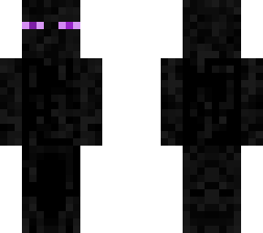a steve possessed by an enderman