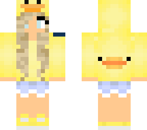 blonde girl duck (edit)