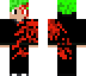 infected blood (opened hoodie)