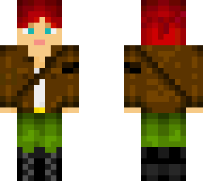 red shorthaired girl