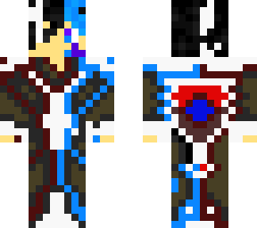 some guy with blue hair