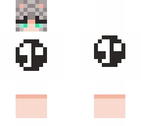 ying and yang girl skin of cat now whit shorts (ying y yang con short