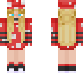 blonde mushroom girl