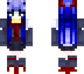 blue girl
