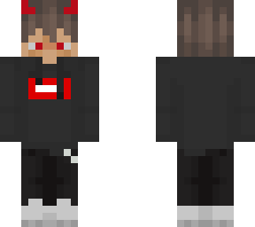 boy with devil horns
