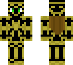 golden armor girl fixed!