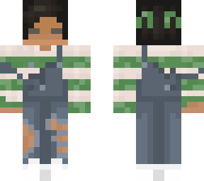 green overalls boy