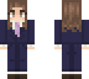 purple suit