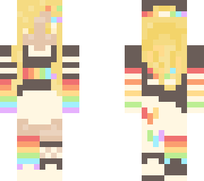 rainbow girl