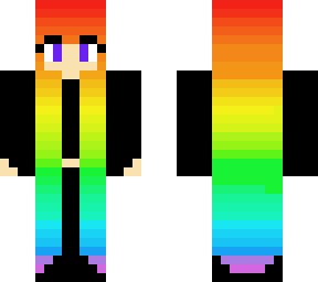 rainbow girl
